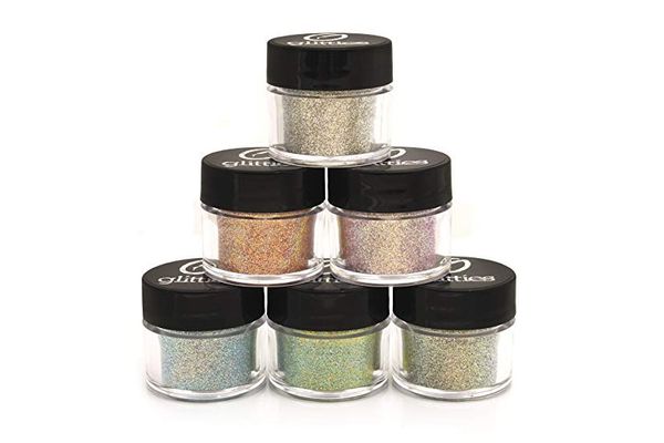 Iridescent Cosmetic Fine Mixed Glitter Powder Kit
