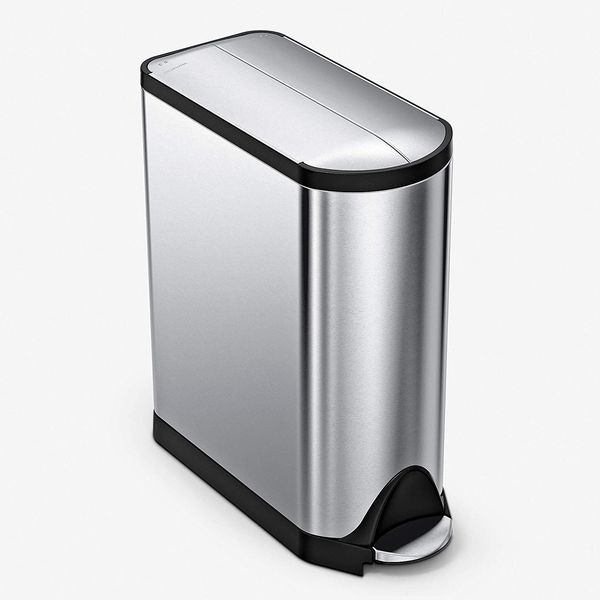 Simplehuman Dual Compartment Butterfly Lid Kitchen Recycling Step Trash Can