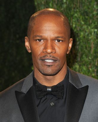 WEST HOLLYWOOD, CA - FEBRUARY 24: Actor Jamie Foxx arrives at the 2013 Vanity Fair Oscar Party hosted by Graydon Carter at Sunset Tower on February 24, 2013 in West Hollywood, California. (Photo by Pascal Le Segretain/Getty Images)