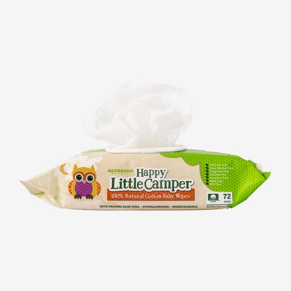 Happy Little Camper x Hilary Duff - Natural Cotton Baby Wipes With Organic Aloe Vera