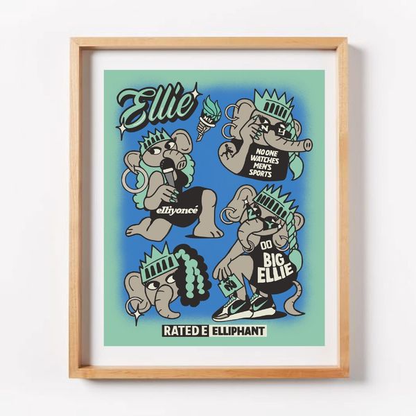 Big Ellie print by Drake Cereal