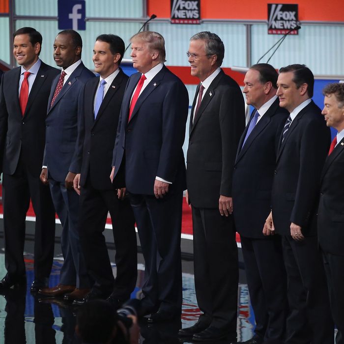 Top-Polling GOP Candidates Participate In First Republican Presidential Debate