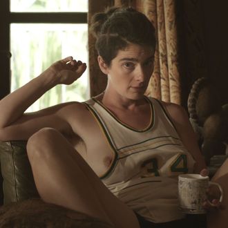 Gaby Hoffmann on Her Accidental Nip-Slip on Transparent