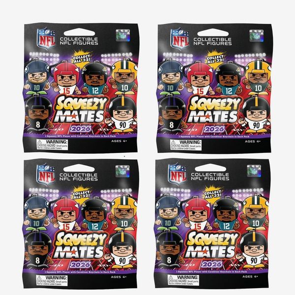 Teenymates Party Animal NFL 2026 Squeezymates Series 8 Figures