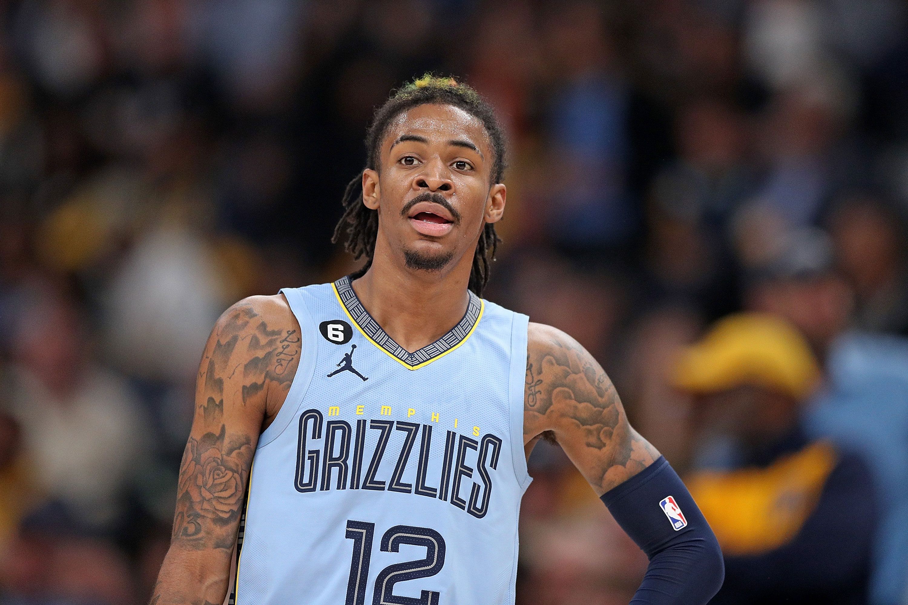Grizzlies star Ja Morant pops up at youth basketball camp in