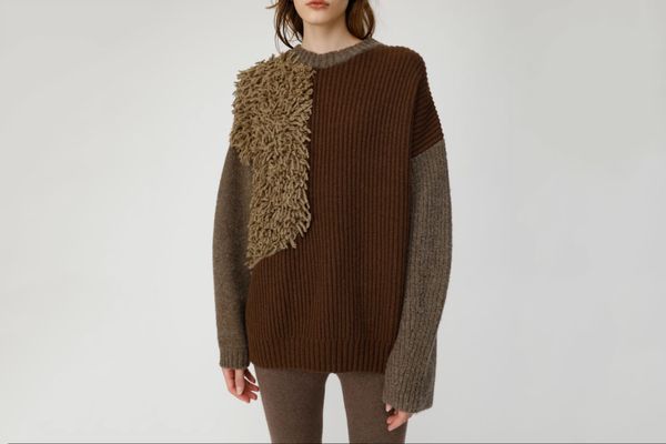 Moussy Block Loose Knit Sweater