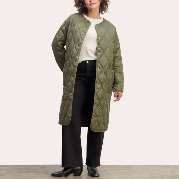 Everlane The Long Quilted Liner
