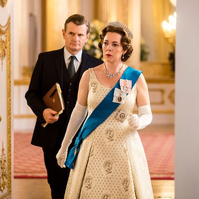Olivia Colman as Queen Elizabeth in The Crown.