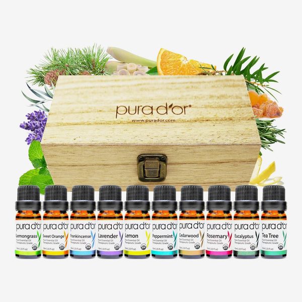 PURA D'OR Organic Perfect10 Essential Oils Set