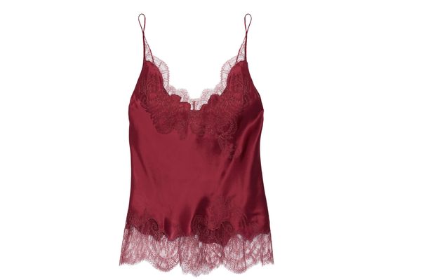 Carine Gilson Lace-Trimmed Camisole