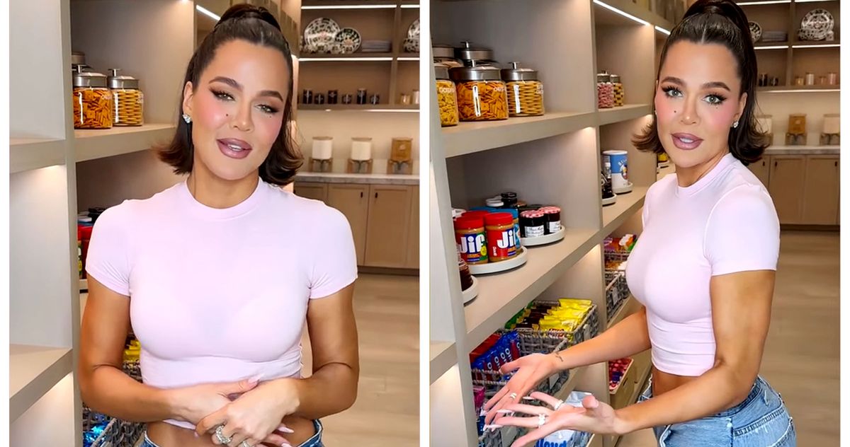Khloé Kardashian’s Pantry Is a Trip