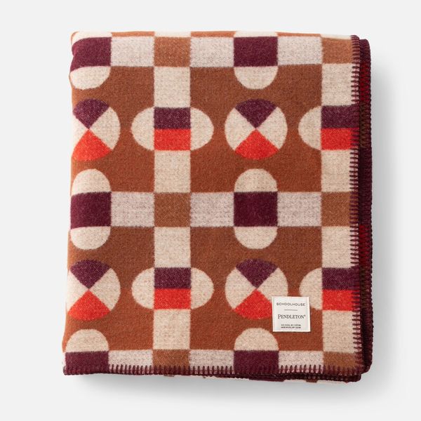 Schoolhouse x Pendleton Hopscotch Wool Blanket