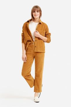 Everlane Corduroy Straight-Leg Crop