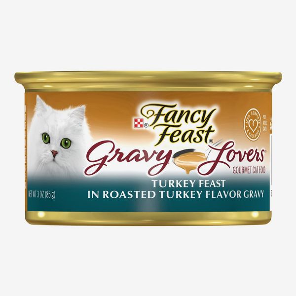 Fancy Feast Gravy Lovers Turkey Feast in Roasted Turkey Flavor Gravy Canned Cat Food, 3 oz, 24 Box