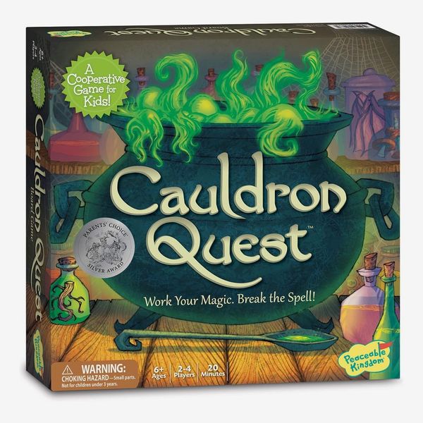 Peaceable Kingdom Cauldron Quest Cooperative Potions and Spells Game for Kids