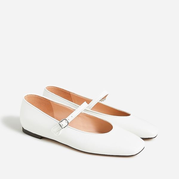 J. Crew Anya Mary Jane leather flats