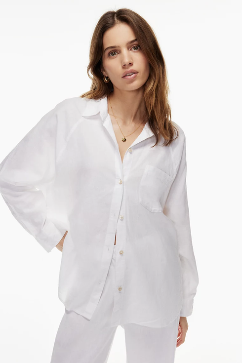 White Button-down Shirts for Women 2022 ...