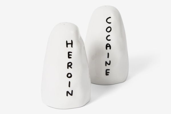 Third Drawer Down Cocaine and Heroin Shakers x David Shrigley