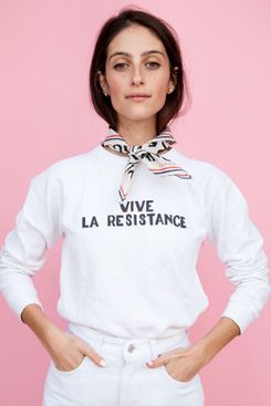 Clare V. Vive La Resistance Sweatshirt