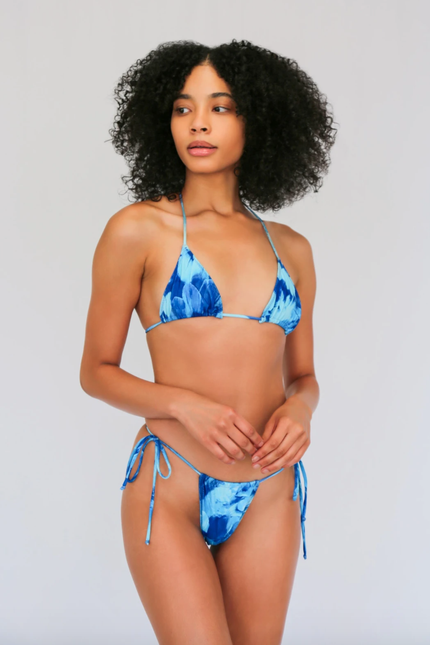 Women's Bikini Swimsuits,Cow Print Adjustable String Bikini Set Lace up Back Two Piece Cheeky Bathing Plus 