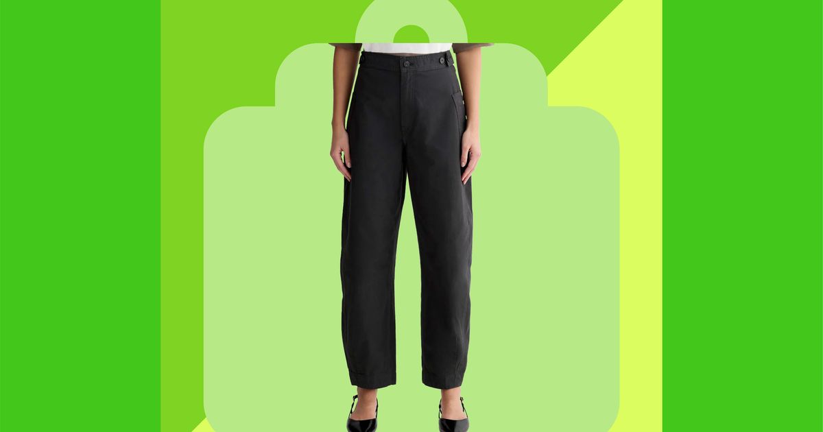 My Favorite (Endlessly Flattering) Everlane Barrel Pants Are $41