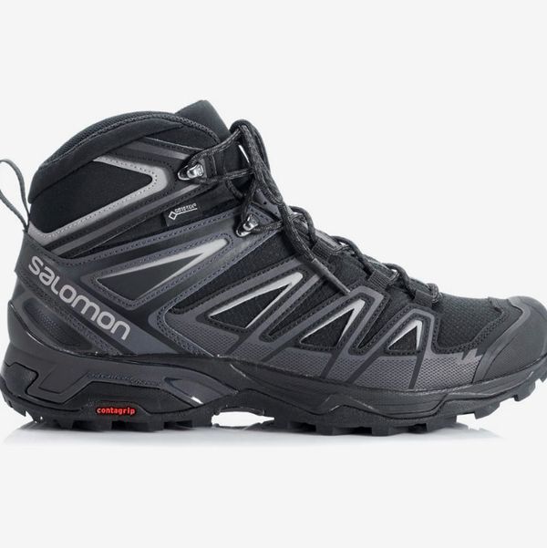 salomon black mens mid hiking boot - strategist rei winter sale