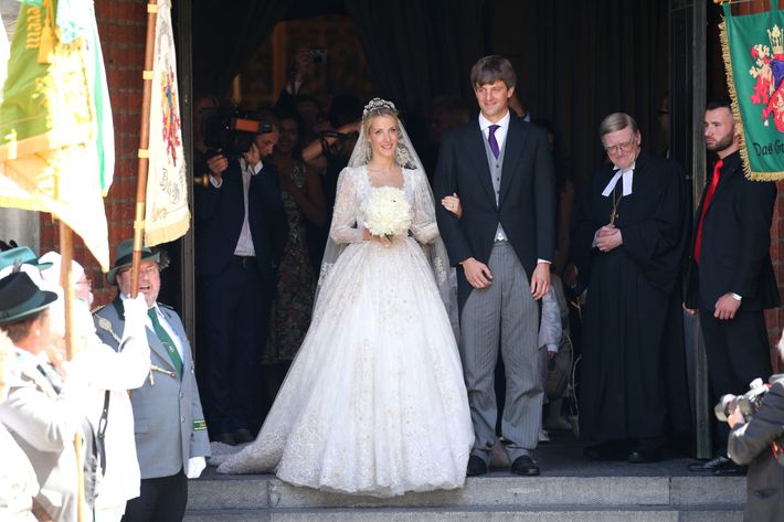 Prince Ernst-August Jr. and Ekaterina Malysheva at their wedding.