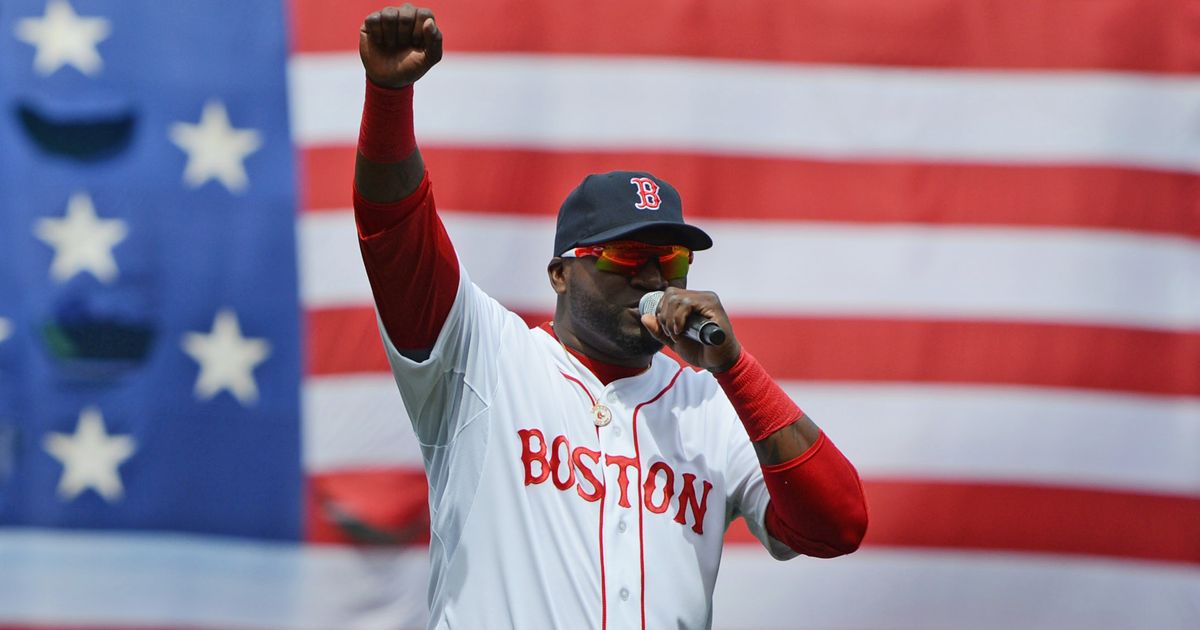 You're F*cking Right David Ortiz Will Reenact His Speech for