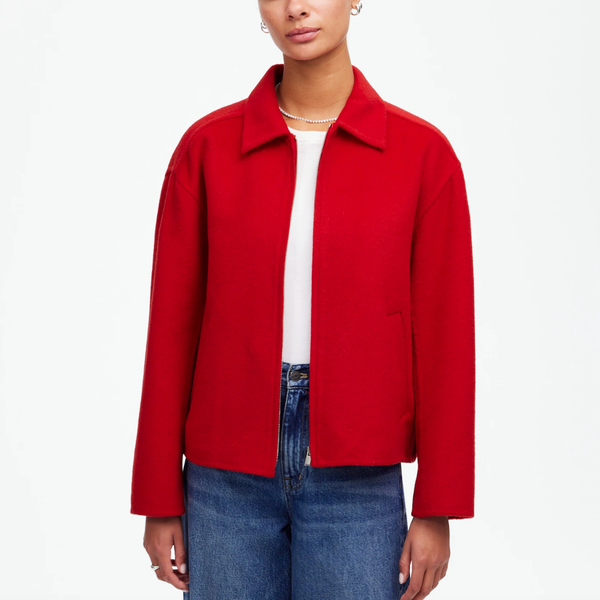 Madewell Double-Faced Rounded-Sleeve Jacket