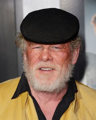 Actor Nick Nolte arrives at Warner Bros. Pictures' 'Gangster Squad' premiere at Grauman's Chinese Theatre on January 7, 2013 in Hollywood, California.