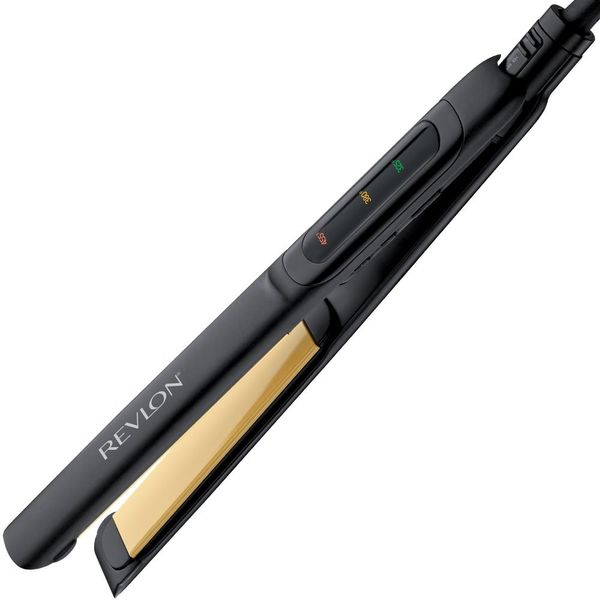 Revlon Perfect Straight Smooth Brilliance Ceramic Flat Iron, 1 inch