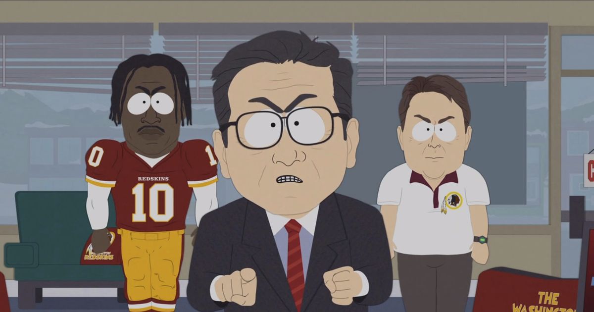 South Park Takes on Washington's Football Team