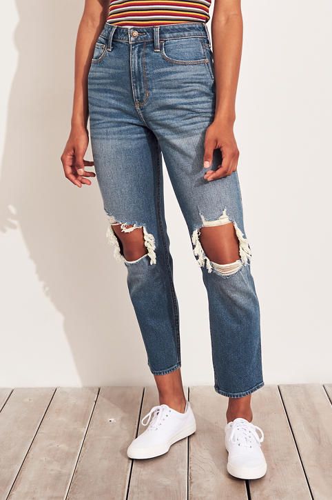 hollister extra short jeans length
