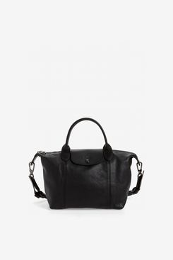 Longchamp Le Pliage Cuir Leather Shoulder Bag