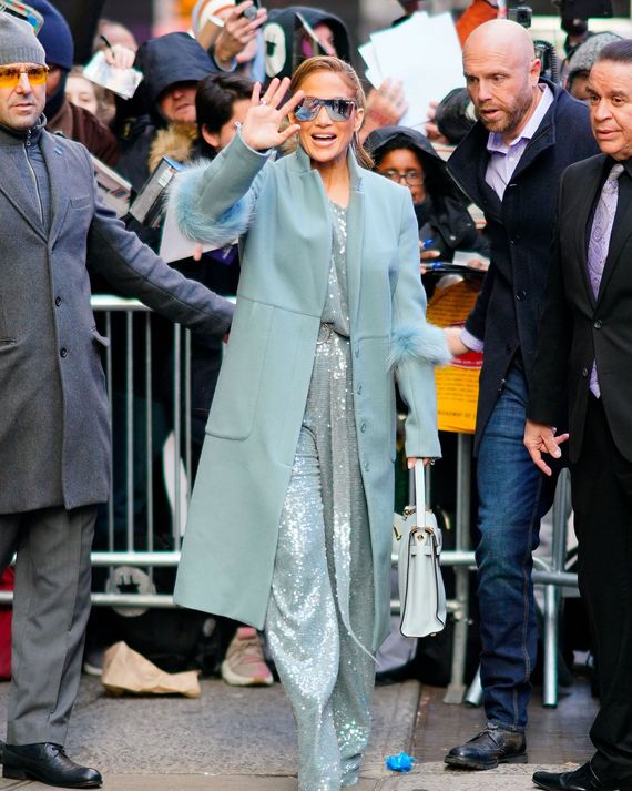 Jennifer Lopez Wore a Lot of Different Coats in NYC