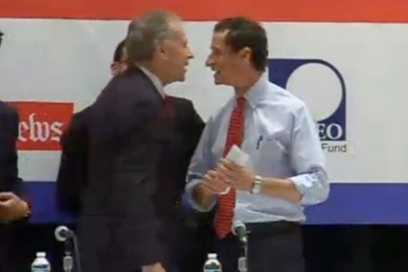 Anthony Weiner And Alleged Mayoral Candidate George Mcdonald Went At It Today