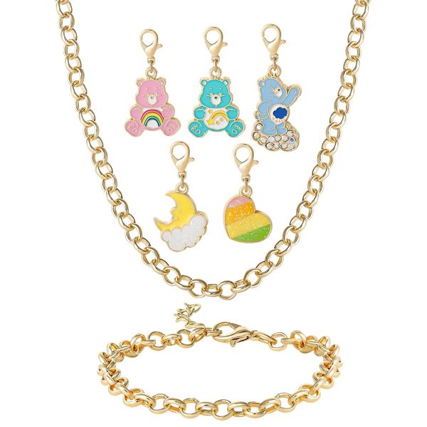 Care Bears Charm Bracelet and Necklace