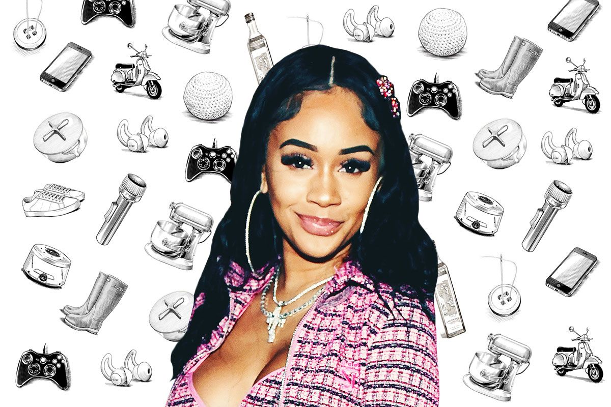 Saweetie Styled Her Bangs Like Baby Hairs and Is Rightfully Obsessed With  Them  See Photos  Allure