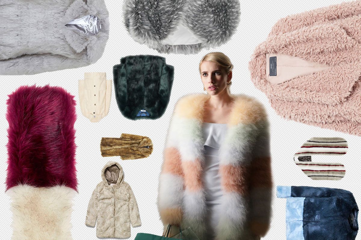 20 Chic Faux-Fur Pieces Worthy of Scream Queens