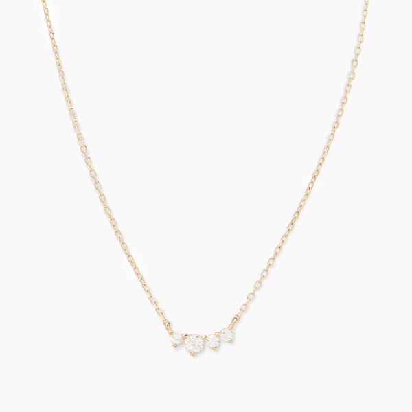 Gorjana Diamond Cluster Necklace