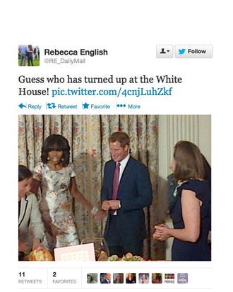 Michelle Obama and Prince Harry.