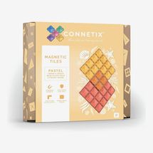 Connetix Pastel Base Plate Pack, Lemon & Peach