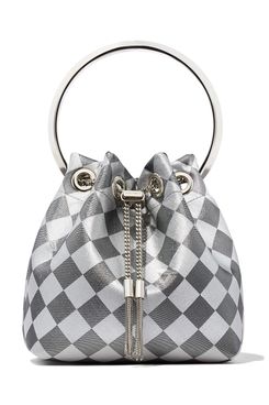 Bolso Jimmy Choo Bon Bon de jacquard metalizado