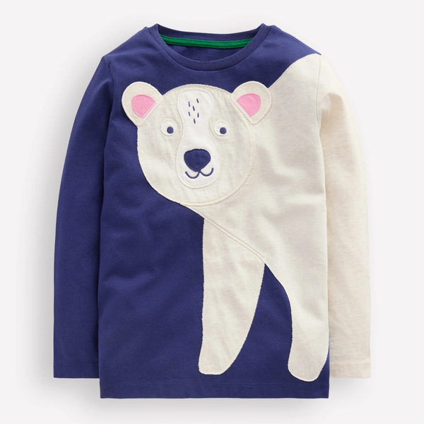 Mini Boden Fun Appliqué T-Shirt