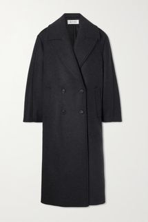 Rôhe Ezra Oversized Double-Breasted Wool-Blend Coat