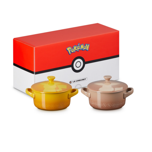 Mini Casserole Pot Set Pikachu & Eevee Pokémon x LE CREUSET