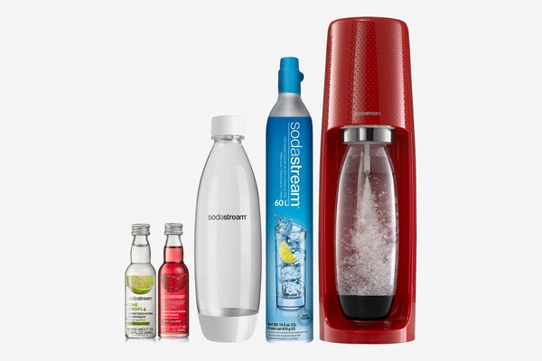 SodaStream Fizzi Red Sparkling Water Maker Bundle