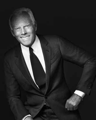 Q&A: Giorgio Armani on Hiring Himself to Model