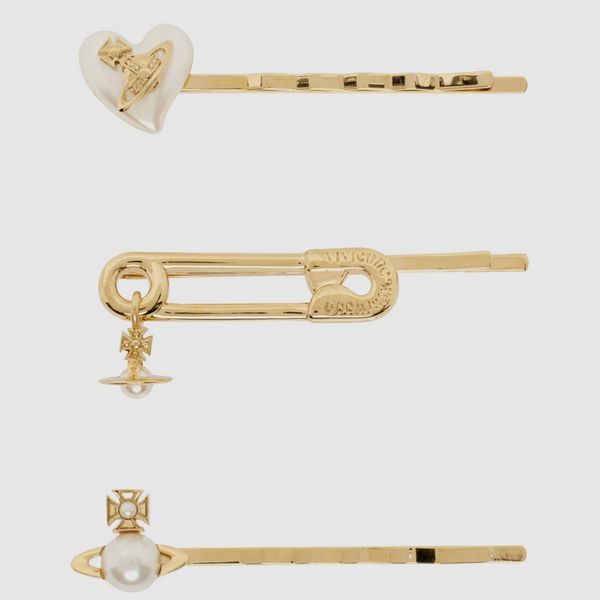 Vivienne Westwood Gold Tilda Hair Pin Set