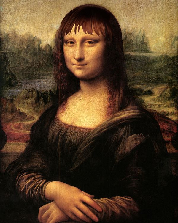 The Mona Lisa Should Just Get Bangs